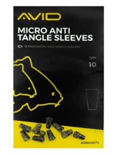 Avid carp micro anti tangle sleeves 10unds