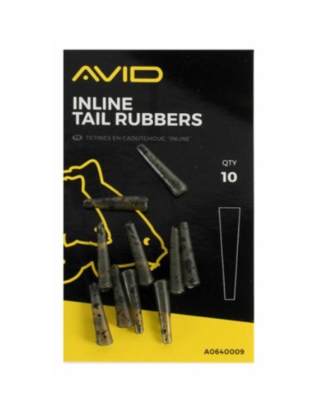 Avidcarp inline tail rubbers camo 10unds