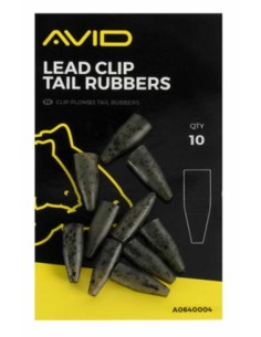 Avidcarp lead clips tail rubbers camo 10unds
