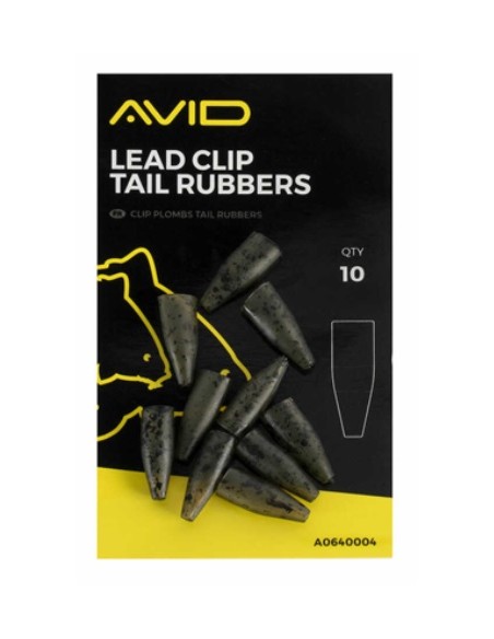 Avidcarp lead clips tail rubbers camo 10unds