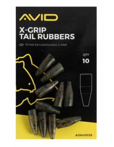 Avidcarp x-grip tail rubbers camo 10unds