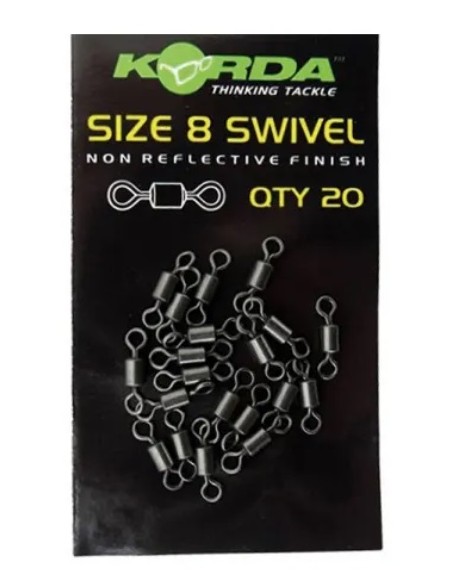 Korda swivells nº8 20uds
