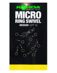 Korda micro rig ring swivel medium