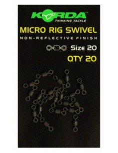 Korda micro rig swivel 20uds