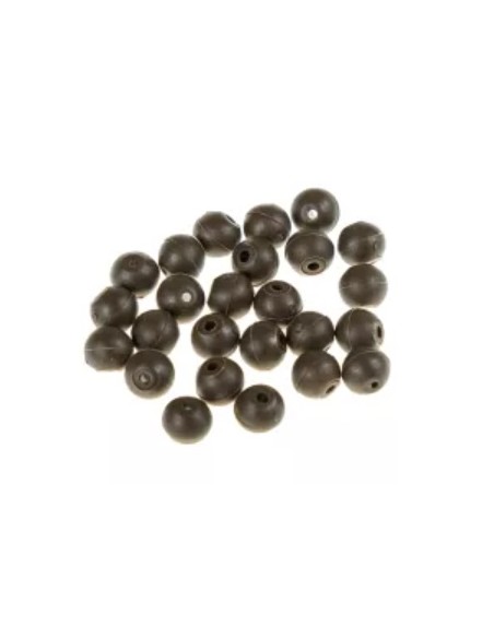 Korda perlas bead brown 4mm 25unds