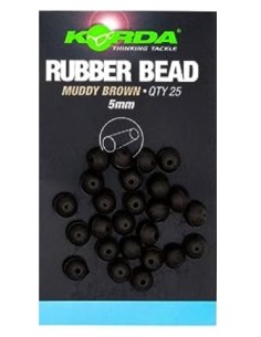 Korda perlas bead brown 5mm 25unds
