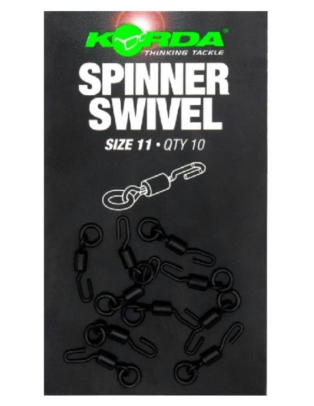 Korda spinner ring swivel con anilla nº11 10unds