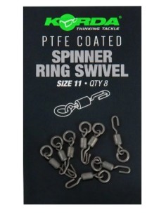 Korda PTFE spinner ring swivel nº11 8unds