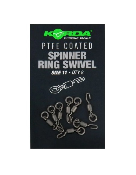 Korda PTFE spinner ring swivel nº11 8unds