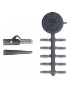 ESP kit adjustable lead clips negro 15 piezas + 2.5m sinking tub 2