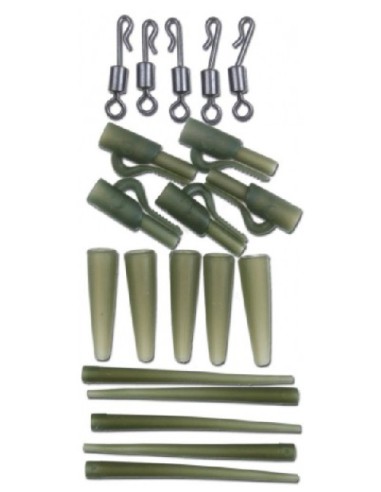 Gardner clip kit session pack c-thru green 20uds