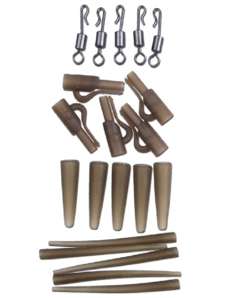 Gardner clip kit session pack c-thru brown 20uds