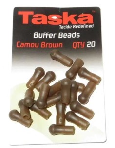 Taska buffer beads marrón 20 unds