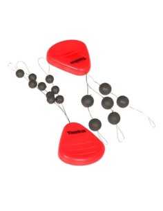 Taska tungsten solid bead black 6mm 10unds 2