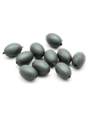 Taska tungsten 8mm oval beads for leadcore 10unds