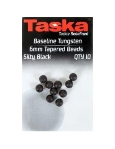Taska beads tapered marron 4mm 30unds