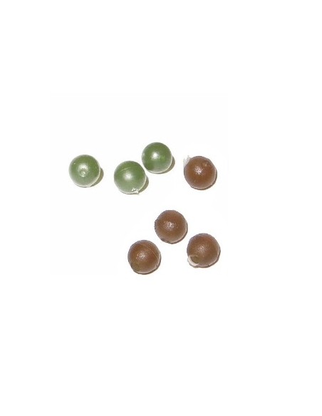 Taska beads tapered verde 4mm 30unds