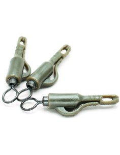 Taska Big Eyed Swivel Lead Clip verde 10unds 2