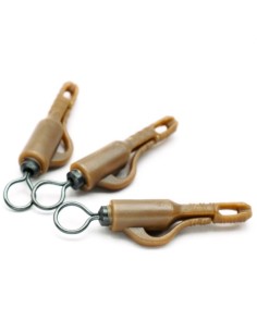 Taska Big Eyed Swivel Lead Clip marron 10unds 2