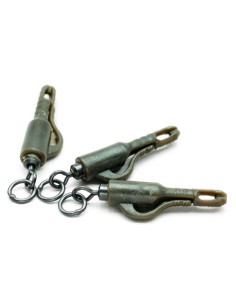 Taska Flexi Ring Swivel Lead Clip verde 10unds 2