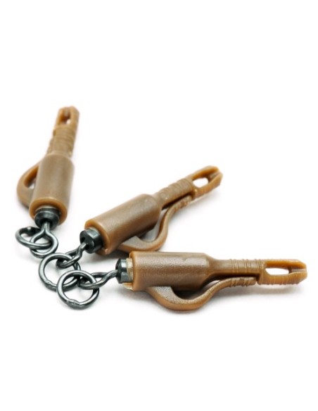 Taska Flexi Ring Swivel Lead Clip marron 10unds
