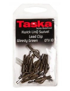 Taska kwick linq swivel lead clip verde 10unds