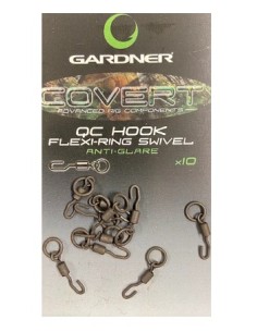 Gardner QC hook flexi-ring swivels 10unds