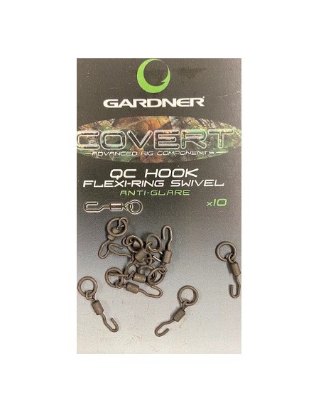 Gardner QC hook flexi-ring swivels 10unds