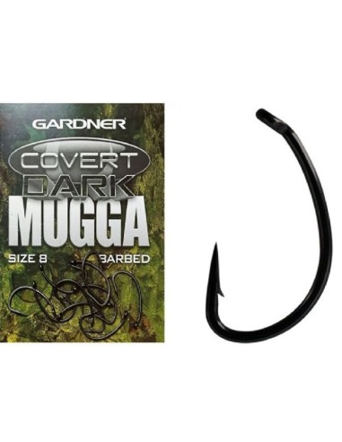 Gardner covert hook dark mugga nº6 10 unds