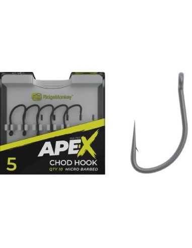 Ridgemonkey APE-X chod hooks nº5 10unds