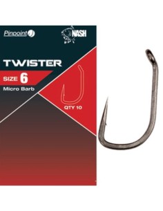 Nash NEW anzuelo twister nº8 10unds