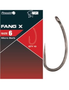 Nash NEW anzuelo fang x nº4 10unds