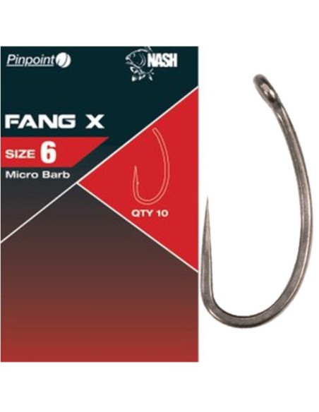 Nash NEW anzuelo fang x nº4 10unds