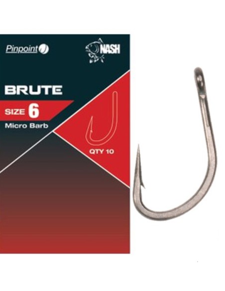 Nash NEW anzuelo brute nº4 10unds
