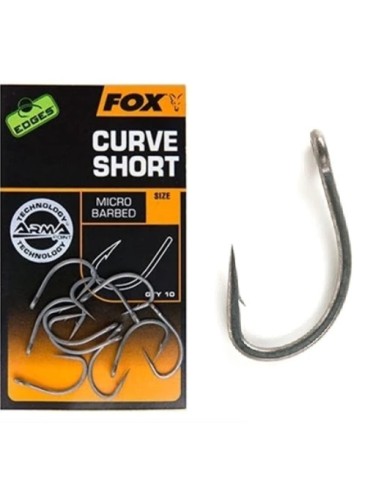 Fox edges anzuelo curve short nº6 10unds