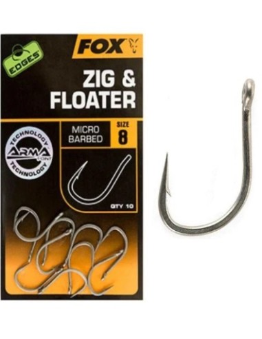 Fox edges anzuelo zig floater nº6 10unds