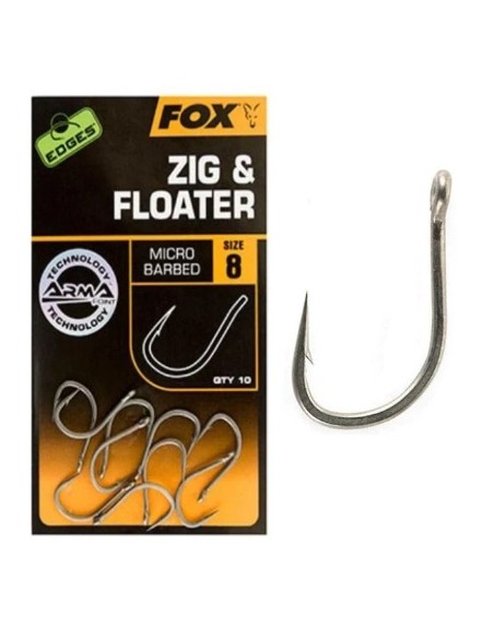Fox edges anzuelo zig floater nº6 10unds