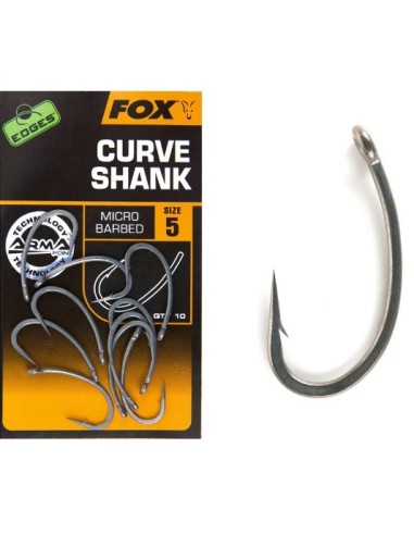 Fox edges curve shank nº6 10unds