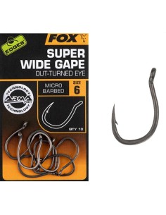 fox super wide gape out-turned eye nº6 10unds