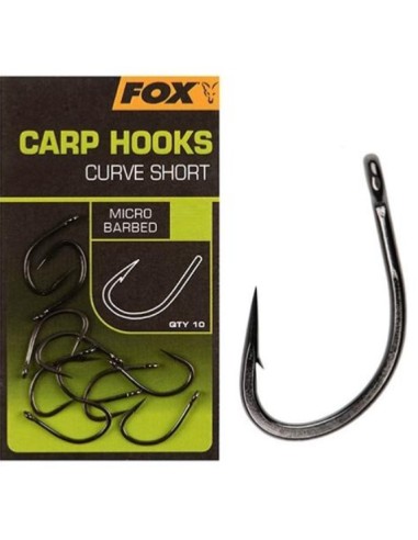 Fox hook carp curve short nº2 10unds