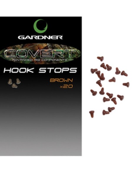 Gardner hook stops brown 20uds (marrón)