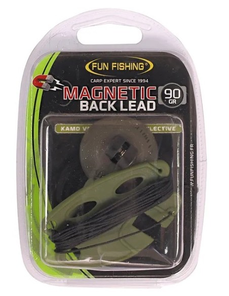 Fun fishing NEW magnetic back lead kamo 90gr 1und