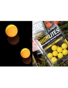Avid carp pop-up highlites 10mm amarillos 8unds