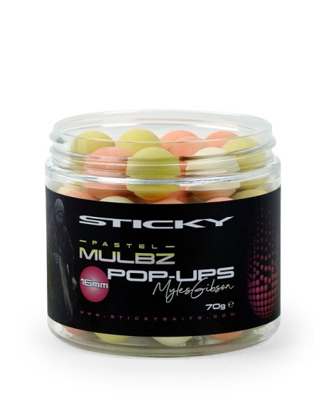 Sticky baits fluro pop-up mulbz pastel 16mm