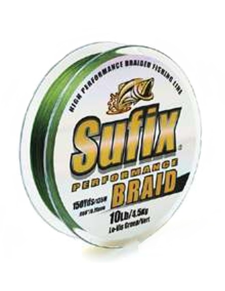 Sufix performance braid 30 lb 13.6 kg 275 m verde