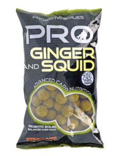 Starbaits probiotic ginger squid 20mm 1kg