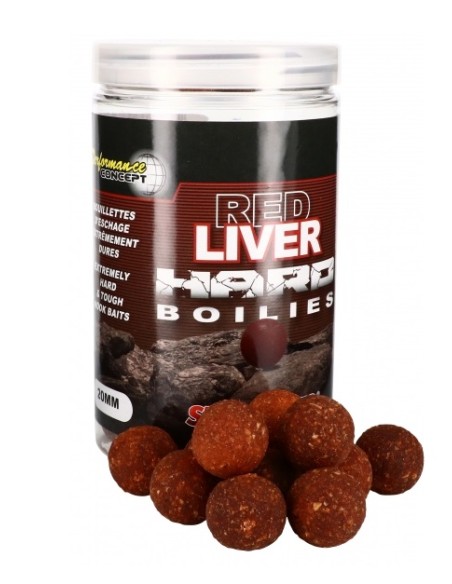 Starbaits hard boilies red liver 24mm 200gr