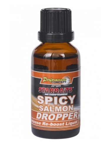 Starbaits dropper spicy salmon 30ml