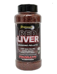 Starbaits bagging pellets red liver 700gr