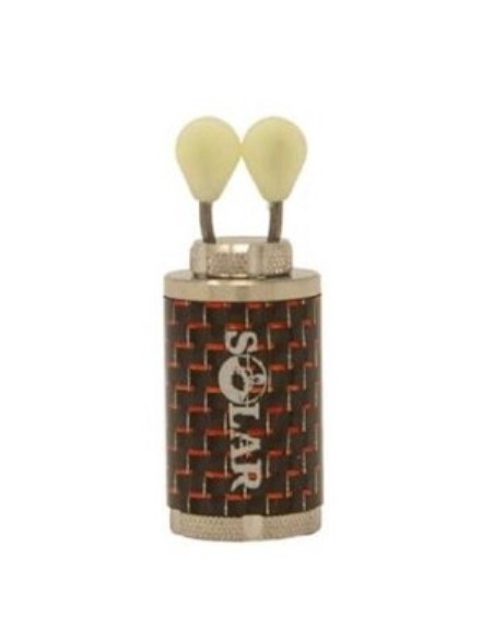 Solar large carbon head indicator rojo